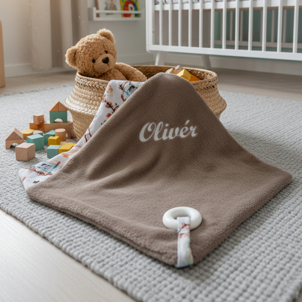 Mogyoróbarna rágókás nyunyóka fiúknak - Brittidor