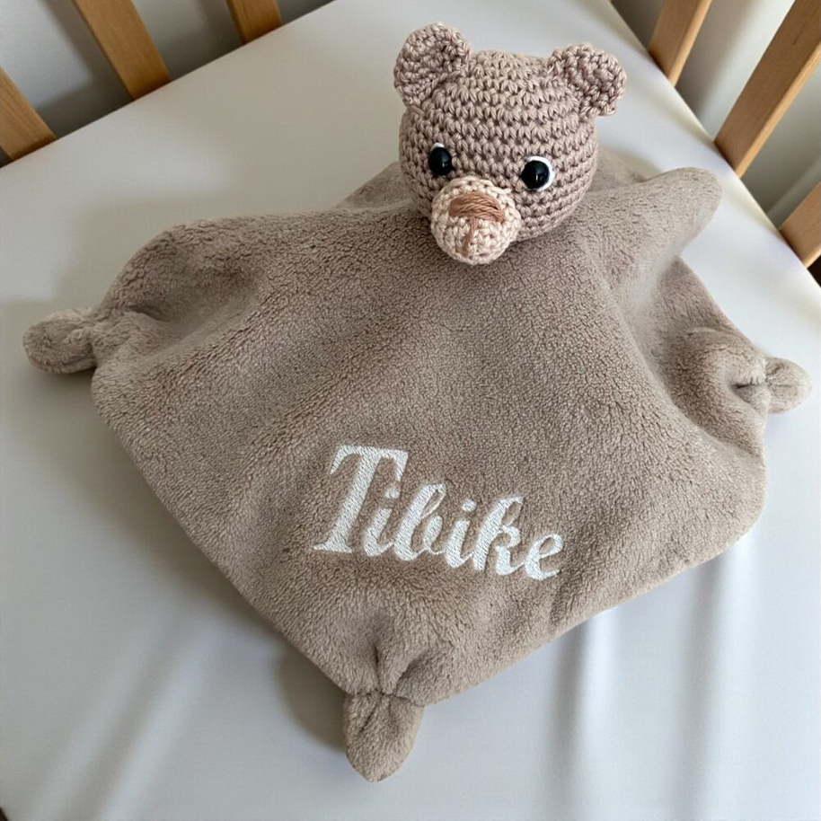 Mogyoróbarna szundikendő fiúknak