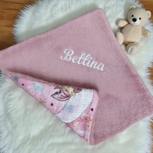 Púderrózsaszín peluspárna