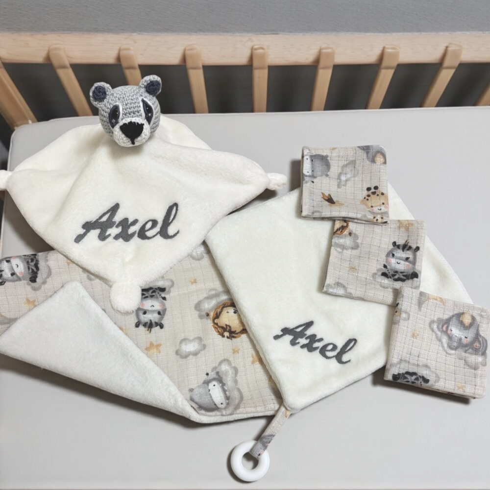 Törtfehér mosómacis szett