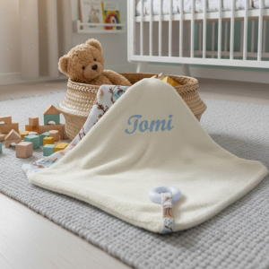 Törtfehér rágókás nyunyóka fiúknak