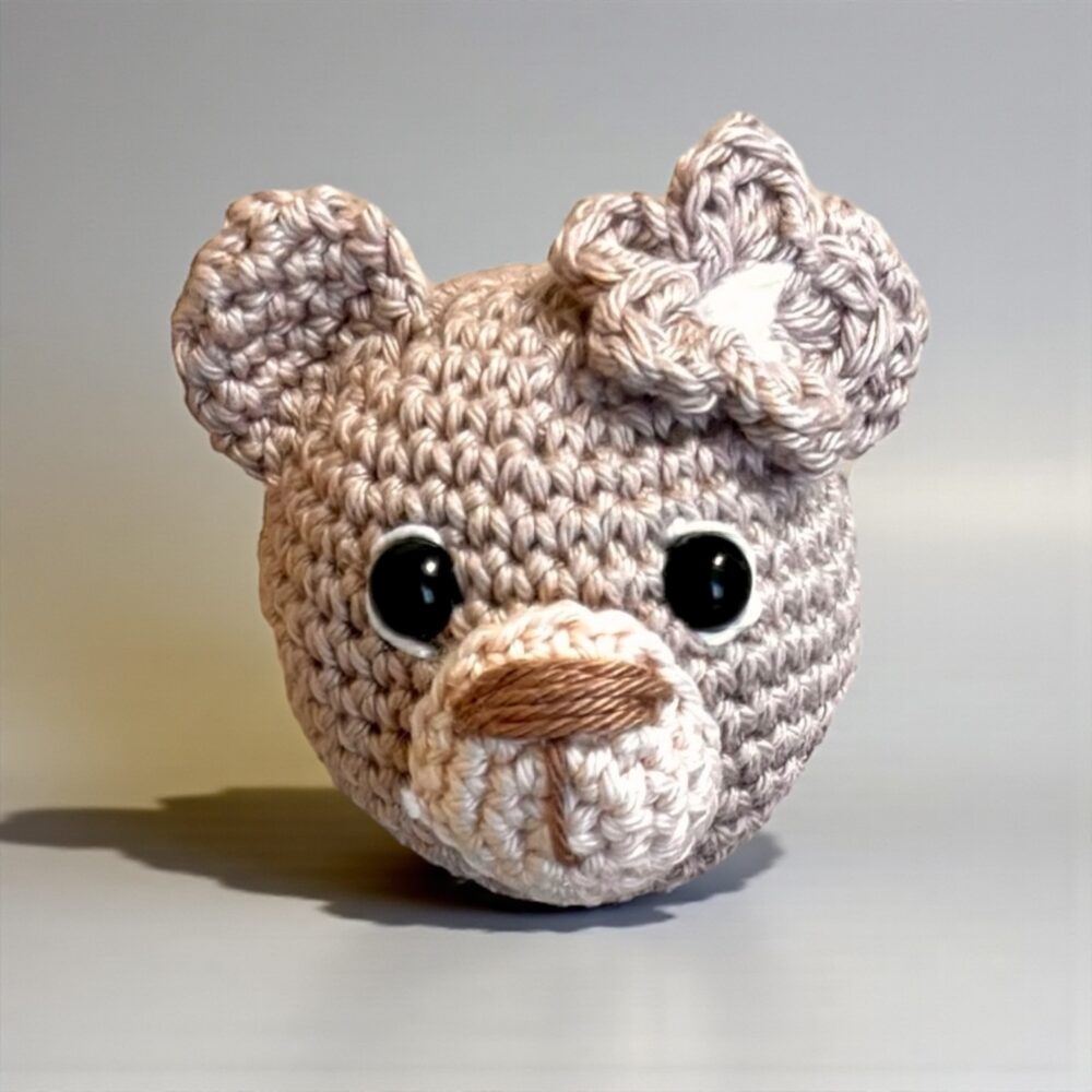 Mogyoróbarna szundikendő hímzett névvel kislányoknak - Image 7